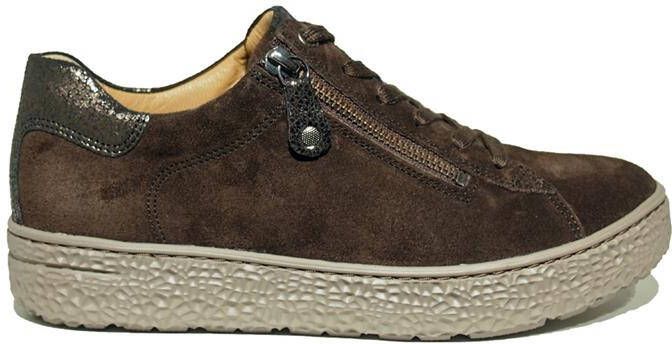 Hartjes Sneaker 162.1401 34 77.36 Altgold Donker bruin Wijdte H Suède - Foto 7