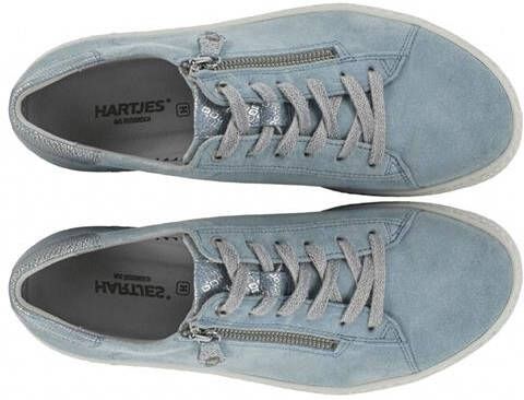 HARTJES Lage Sneakers Dames 162.1402 Phil Maat: 37 5 Materiaal: Suède Kleur: Blauw - Foto 10