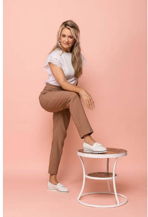 Hassi-A Hassia 301539 Volwassenen Instappers Kleur Wit beige - Foto 6