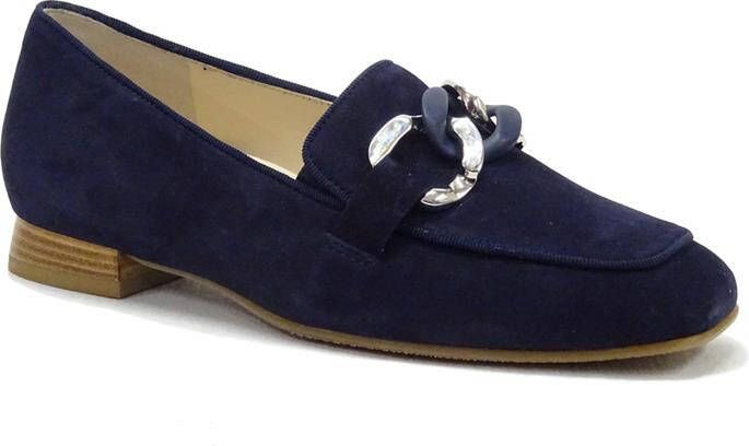 Hassi-A Hassia Instappers Dames Instapschoenen Damesschoenen Suède 300846 sue Blauw - Foto 11