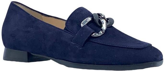 Hassi-A Hassia Instappers Dames Instapschoenen Damesschoenen Suède 300846 sue Blauw - Foto 12