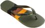 Havaianas Brasil Tech Unisex Slippers Groen - Thumbnail 2