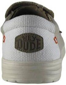 HEYDUDE Instappers Heren Mikka Braided Maat: 45 Materiaal: Textiel Kleur: Wit - Foto 4