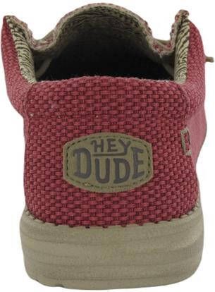 Hey Dude HEYDUDE Wally Braided Instappers Pompeian Red | Rood | Katoen - Foto 7