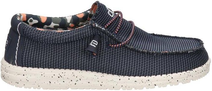 HEYDUDE Instappers Heren Wally Sox Stich Maat: 41 Materiaal: Textiel Kleur: Blauw - Foto 17