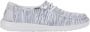 Hey Dude HEYDUDE Wendy Sox Dames Instappers Glacier Grey | Grijs | Textiel - Thumbnail 2