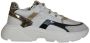 Hip H1023 Lage sneakers Leren Sneaker Meisjes Wit - Thumbnail 2