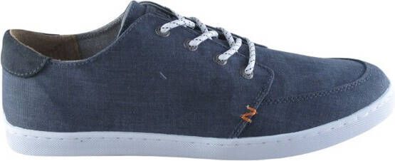 Hub Boss Casual schoen veter Heren Navy White Canvas - Foto 7