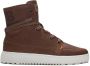 Bruin Tinten Chess 3.0 Hoge sneakers Leren Sneaker Dames Cognac - Thumbnail 3