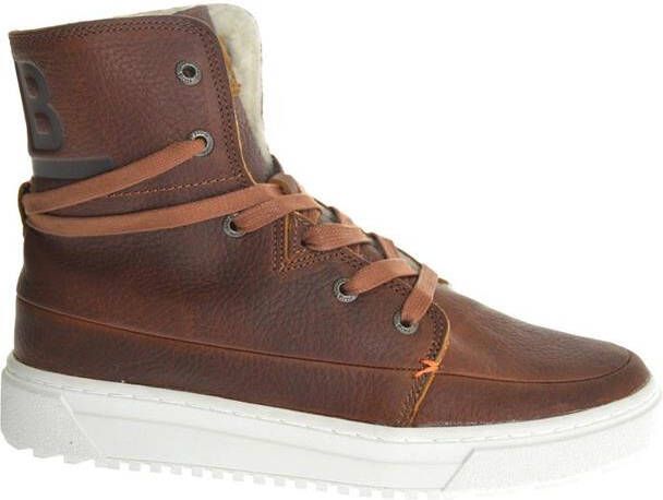 Bruin Tinten Chess 3.0 Hoge sneakers Leren Sneaker Dames Cognac - Foto 4