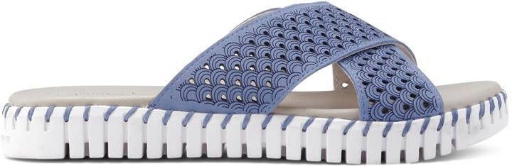 Ilse Jacobsen Sandalen met kruislings bovenband TULIP1575 656 Light Regatta Light Regatta - Foto 4