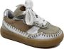 Jochie & Freaks Kate Lage sneakers Leren Sneaker Meisjes Kids Beige - Thumbnail 2