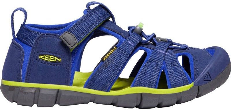Keen Seacamp II CNX Youth Sandaal Junior Middenblauw Lichtgroen - Foto 2
