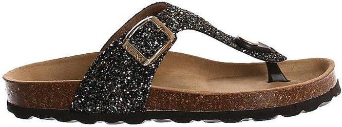 Kipling teenslipper zwart goud Imitatieleer All over print 32 - Foto 5