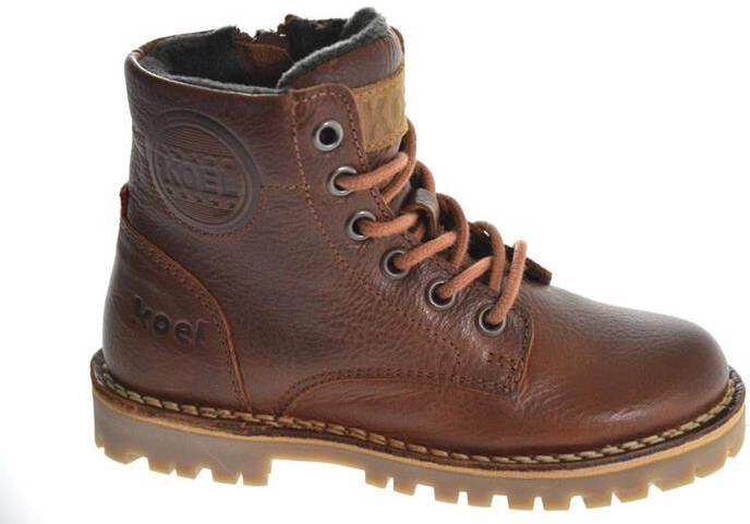 Koel4kids 13m003 Veterboots Laarzen Met Veters Jongens Kids Cognac - Foto 3