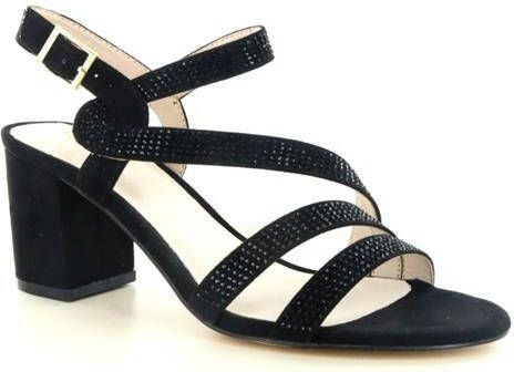 La Strada sandalettes met strass steentjes zwart - Foto 3