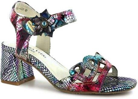 Laura Vita Jachino 10 Noir Kleurrijke sandaal - Foto 4