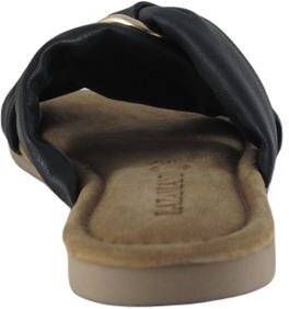 Lazamani Zwarte Leren Slippers Stijlvol Comfort - Foto 4