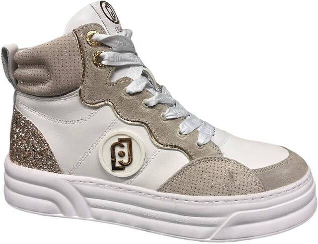 Liu Jo Damesschoenen Sneakers Wit Halfhoog Leder - Foto 4