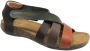 Loints of Holland 31202~VARIK~~~~~~~~~~~~~~~~~~~ Platte sandalenDames Sandalen Bruin - Thumbnail 2