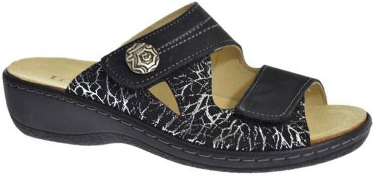 Longo 1006407 Dames Slippers Muiltjes Zwart - Foto 3