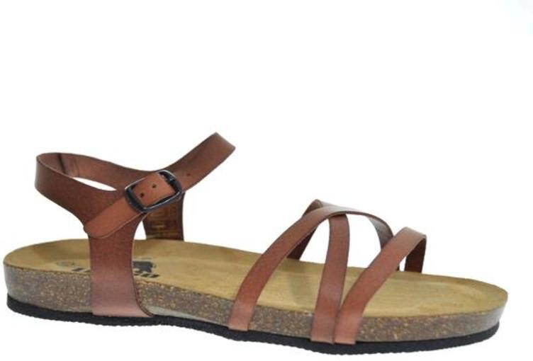Longo 1006495 3 caffee Dames Sandalen Cogna - Foto 2