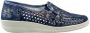 Longo 1112834-8 dames instappers sportief blauw - Thumbnail 2