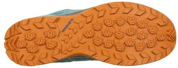 Lowa Aerox GTX LO Wandelschoenen Dames Lichtblauw Oranje - Foto 3