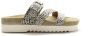 Maruti Balou HAIRON offwhite black Dames Slippers Offwhite Grijs - Thumbnail 2