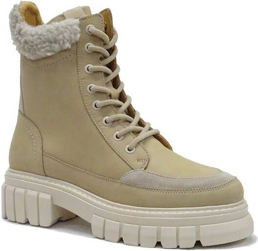 Maruti Maya Beige Nubuck Veterboots Dames - Foto 4