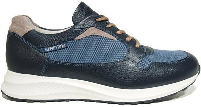 Mephisto DAVIS OR. Volwassenen Heren sneakersHeren veterschoenVrije tijdsschoenen Blauw - Foto 5