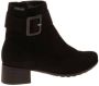Mephisto Zwarte Gianina Enkellaars voor Dames Black Dames - Thumbnail 3