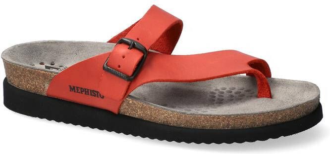 Mephisto HELEN SCRATCH Volwassenen Dames slippers Kleur: Rood