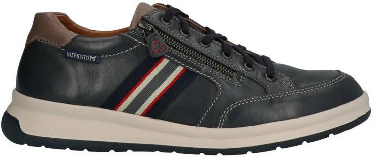 Mephisto Lisandro Sneakers Lichtgewicht Blauw Leer - Foto 2