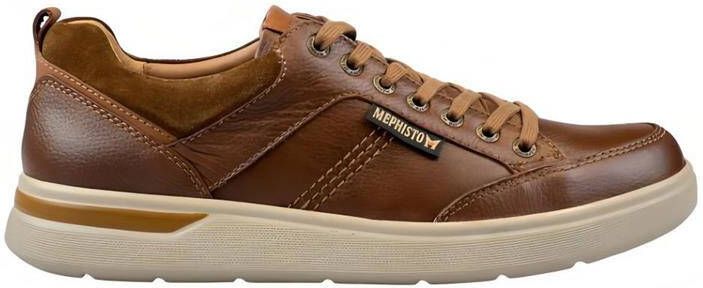 Mephisto OLIVIER NEVADA 1535 3658 6135 Cognacbruine heren leren sneakers - Foto 6