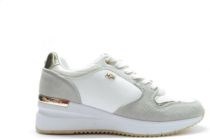 Mexx Sneaker Hena Dames Beige White - Foto 12