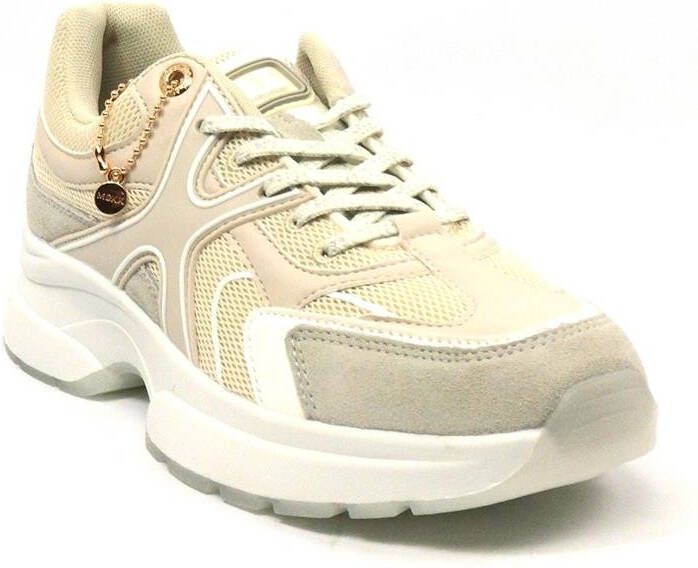 Mexx Beige Leren Sneaker voor Dames Beige Dames - Foto 18