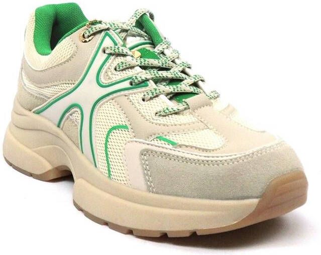 Mexx Sneaker Loyce Beige groen - Foto 3