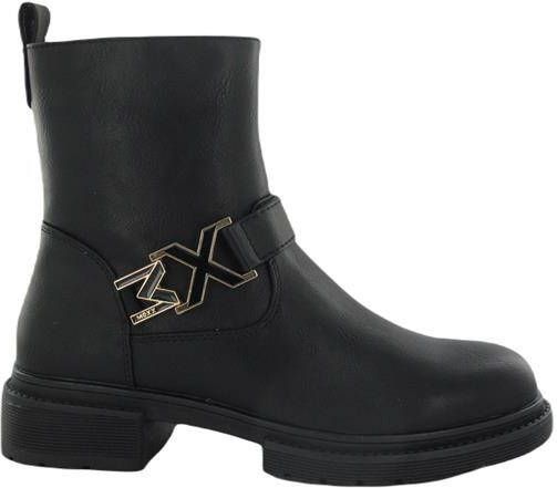 Mexx Stijlvolle Zwarte Enkellaarsjes Mirthe Black Dames - Foto 8