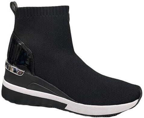 Michael Kors Skyler sneaker met gebreid bovenwerk en lak details - Foto 4