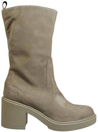 Mjus Enkellaarsjes Hak Enkellaarsjes Hak beige - Foto 3