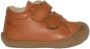 Naturino Cocoon Wool Mt 25 velcro's bumper warme effen lederen sneakers cognac - Thumbnail 4