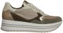 Nerogiardini Vetersluiting Mode Sneakers Brown Dames - Thumbnail 2