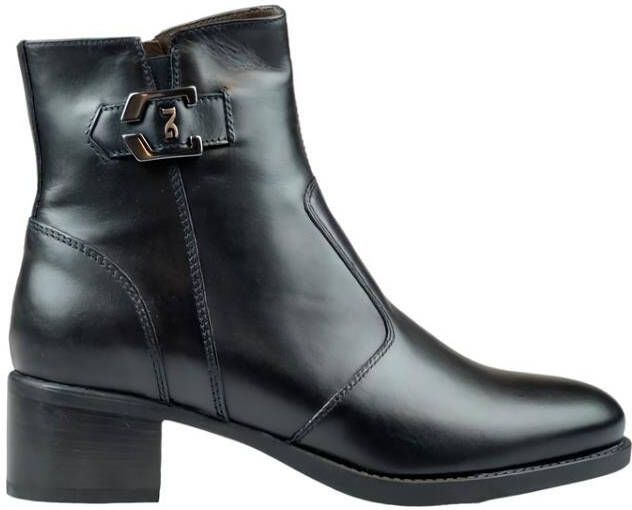 Nerogiardini Zwarte Leren Laarzen met Metalen Ketting en Merklogo Black Dames - Foto 5