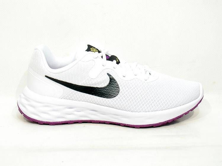 Nike Revolution 6 hardloopschoenen voor dames (straat) Wit - Foto 5