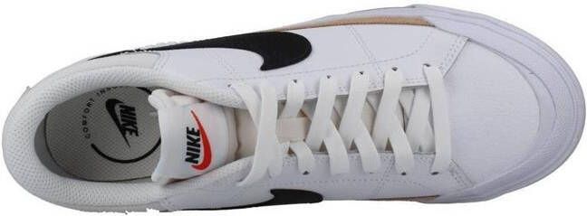 Nike Legacy Lift Lage Sneaker Wit Zwart Oranje White Dames - Foto 15