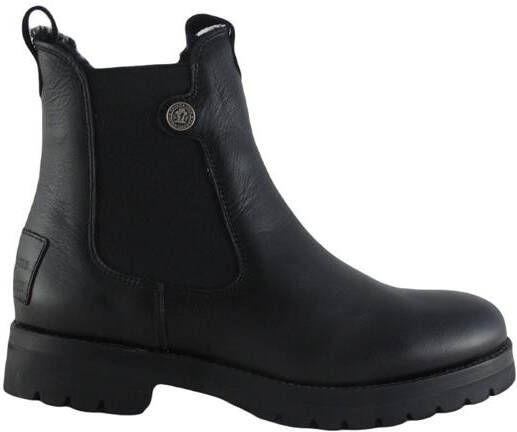 Panama Jack Chelsea-boots Francesca Igloo Enkellaars boots blokhak profielzool met lamsvachtvoering - Foto 5