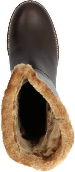 Panama Jack Dameslaarzen van leer met middelhoge hak en rits Brown Dames - Foto 15