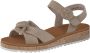 Paul Green 6059 Volwassenen Platte sandalen Wit beige - Thumbnail 3