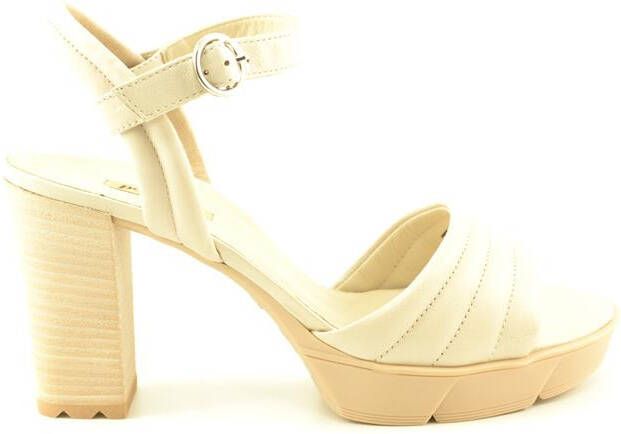 Paul Green 7928~~~~~~~~~~~~~~~~~~~~~~~~~~ Sandalen met hakDames Sandalen Wit beige - Foto 3